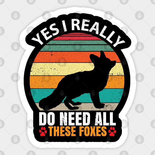 fox lovers Sticker by reginaturner